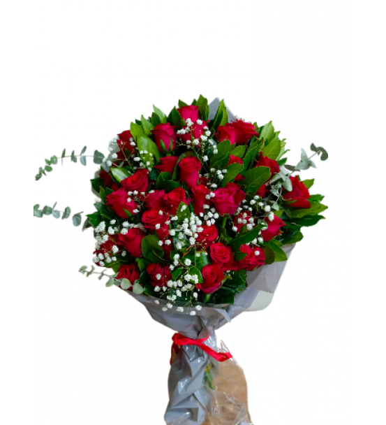 25 Kırmızı Gül Buketi